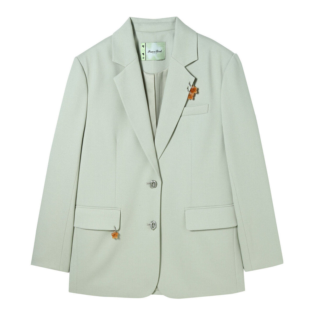 【商场同款】太平鸟年春季新款斯文 太平鸟outlets店西装