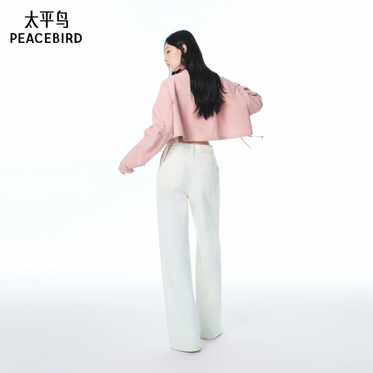 【商场同款】太平鸟25年新款宽松通勤双色便服短外套A3BBF3158 - 图3