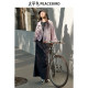 PEACEBIRD Women's Ballet Pink Hooded Relaxed Jacket Women's Outdoor Jacket Summer A3BBF2189
