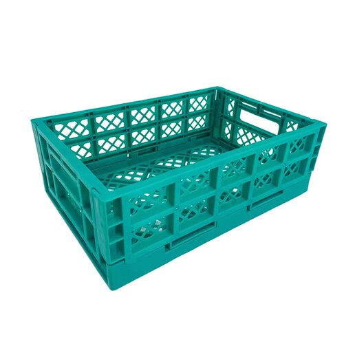 加厚塑料折叠筐货架水果筐陈列筐周转框超市水果店摆果框展示架筐 - 图1