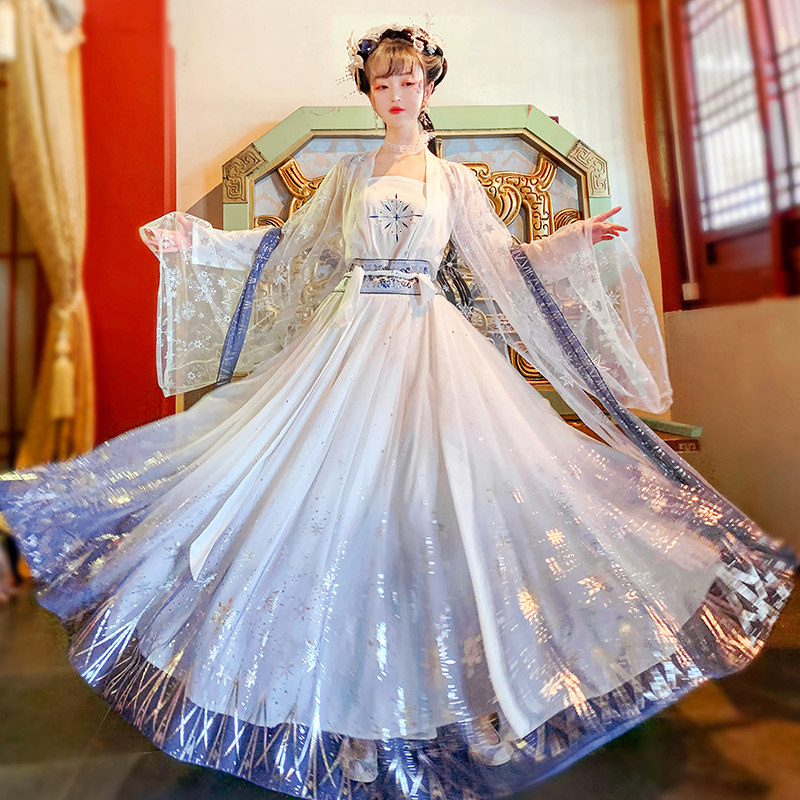 齐腰原创正版中国风齐胸夏季襦裙 凯霖秋民族服装/舞台装