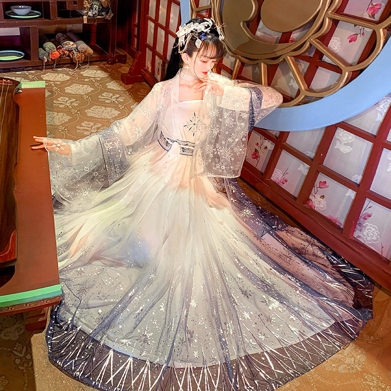 齐腰原创正版中国风齐胸夏季襦裙 凯霖秋民族服装/舞台装