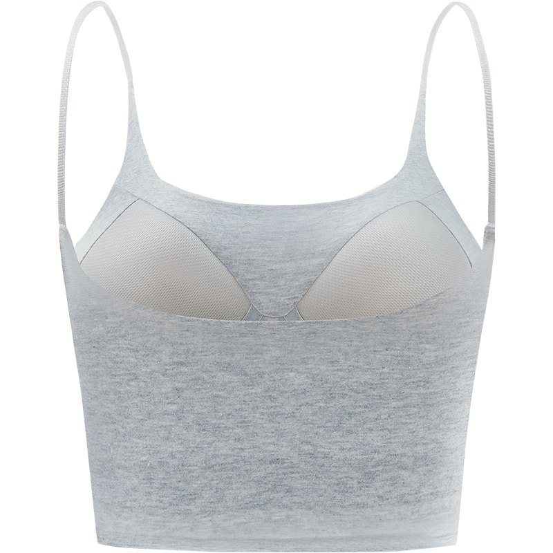 带胸垫一体吊带女学生少女bra文胸 hdvip吊带/背心/T恤