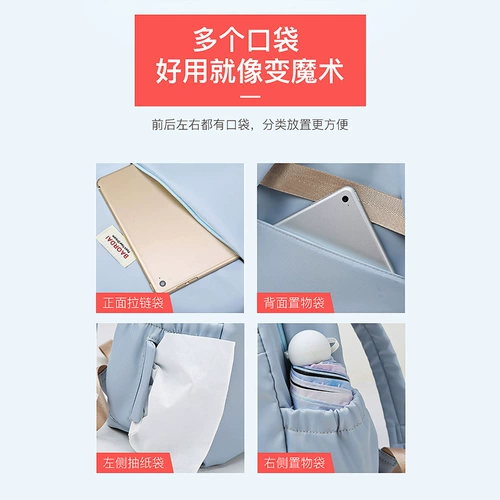 Брендовая сумка для выхода на улицу для матери и ребенка для раннего возраста для отдыха, рюкзак