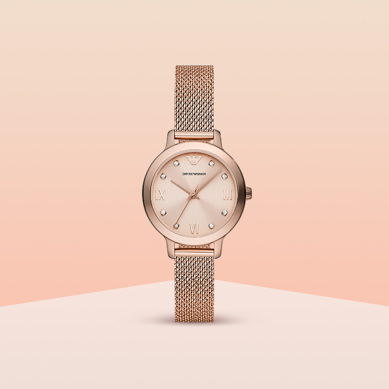 Armani Watch Women's Fashion Light Luxury Women's Quartz Watch