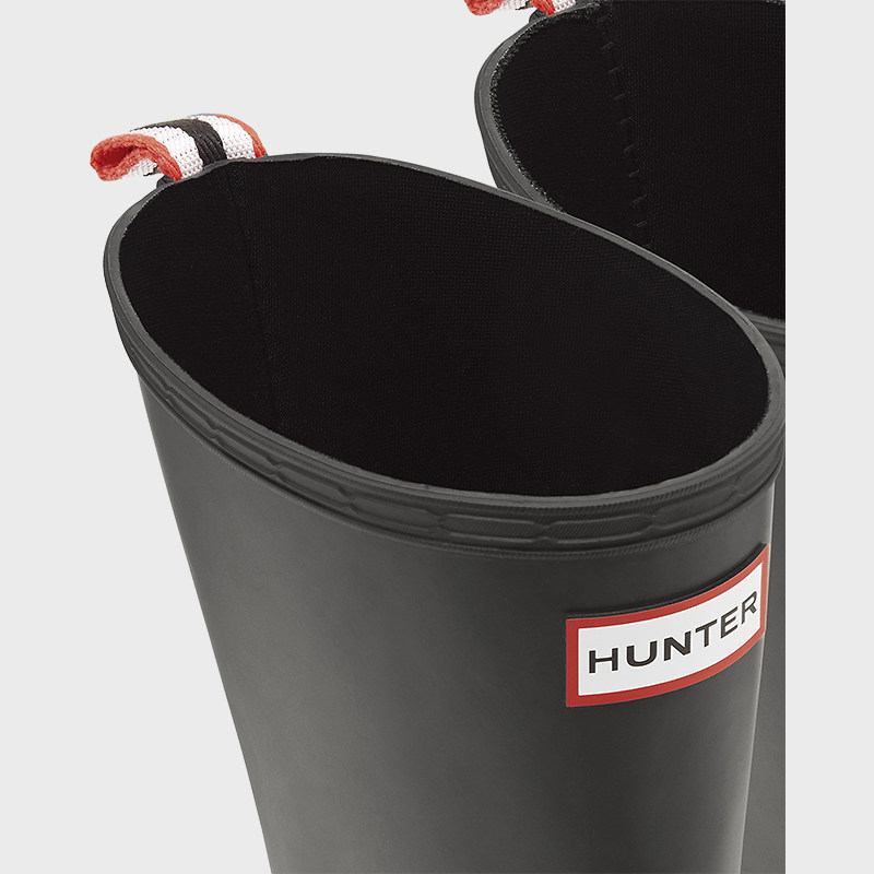 hunter男靴英国酷玩哑光矮筒短靴 HUNTER雨鞋