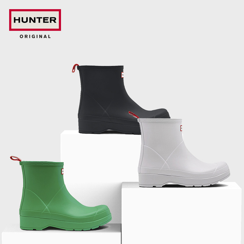 hunter英国切尔西矮筒哑光时尚短靴 HUNTER雨鞋