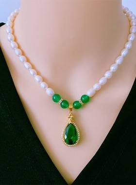 时尚百搭淡水珍珠项链女端庄典雅