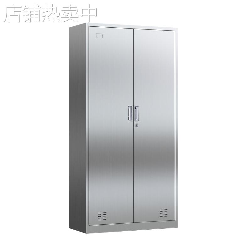 304不锈钢清洁柜 卫生扫把柜 保洁柜 教室拖把扫帚收纳柜 - 图3