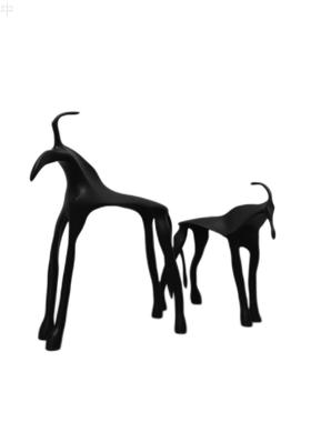 欧式创意简约金属动物装饰品办公室客厅卧室餐厅玄关茶几桌面摆件