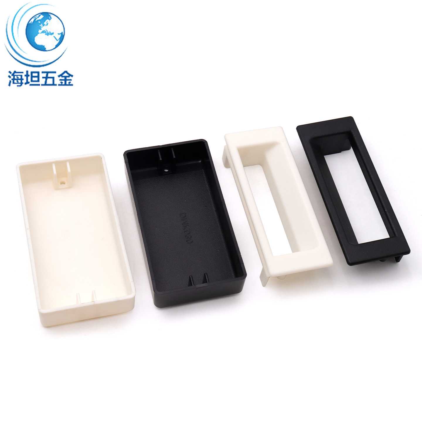 ABS plastic handle embedded chassis iron cabinet door two-in-one invisible buckle rectangular DMK030 handle