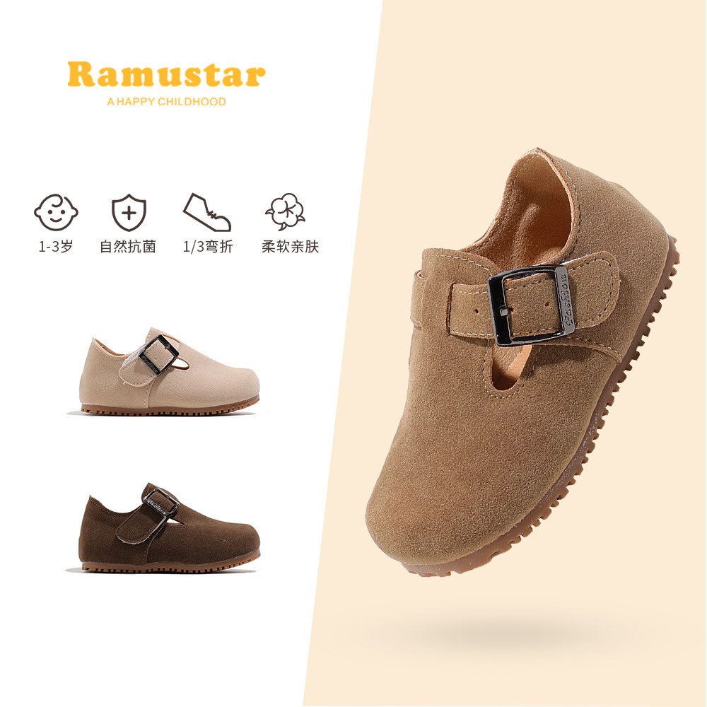 女童鞋子2025春夏新款勃肯鞋小童皮鞋女宝单鞋豆豆鞋女宝宝公主鞋,淘宝优惠券,粉丝福利购,淘宝优惠卷