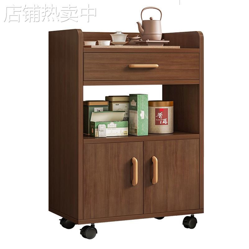 移动茶台茶车家用茶水柜小茶桌带轮茶几功夫茶具套装烧水一体 - 图3