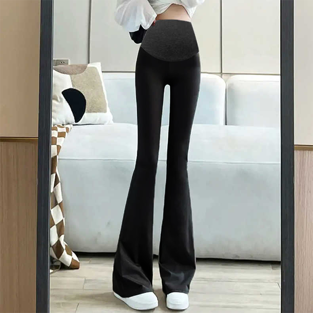  舒威娜孕妇喇叭裤