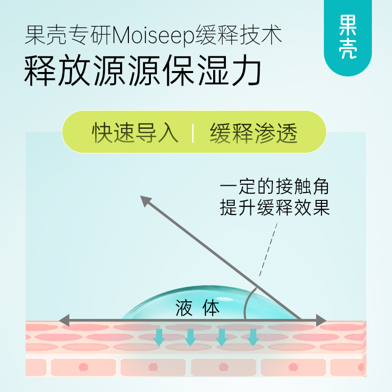 果壳泛醇净肌气泡夏天补水爽肤水 果壳化妆品化妆水/爽肤水