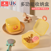 Pacifier anti-dust containing box grinding tooth batter Tooth Gum Hand Grip Ball Large Capacity Storage Baby Special Disinfect