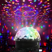 ktv flash magic ball lamp stage light rotating lamp home atmosphere festoons dancing voice-controlled lamp dormitory trampoline lamp