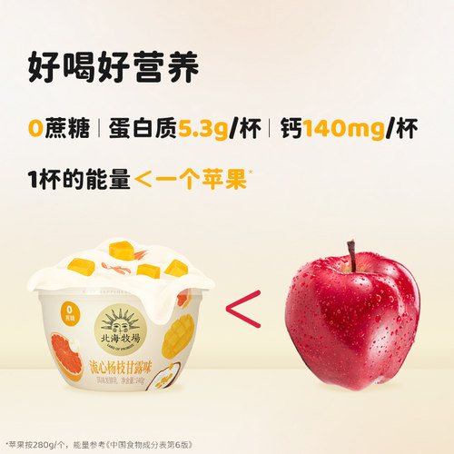 北海牧场低温酸奶牛奶宝石碗组合多口味0蔗糖140g*12杯风味发酵乳 - 图1