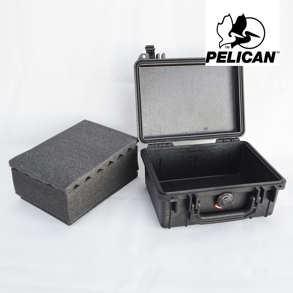 Pelican 派力肯 1150 小型防护箱（带方格海绵）