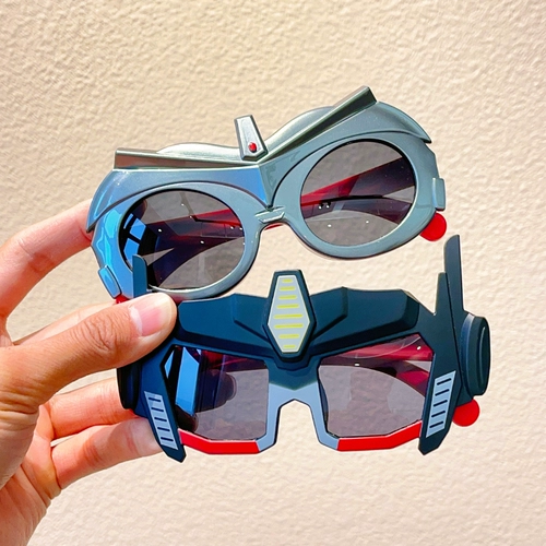 Солнцезащитные очки для мальчиков, мультяшный детский ультрафиолетовый забавный трансформер, Кинг-Конг, защита от ультрафиолета