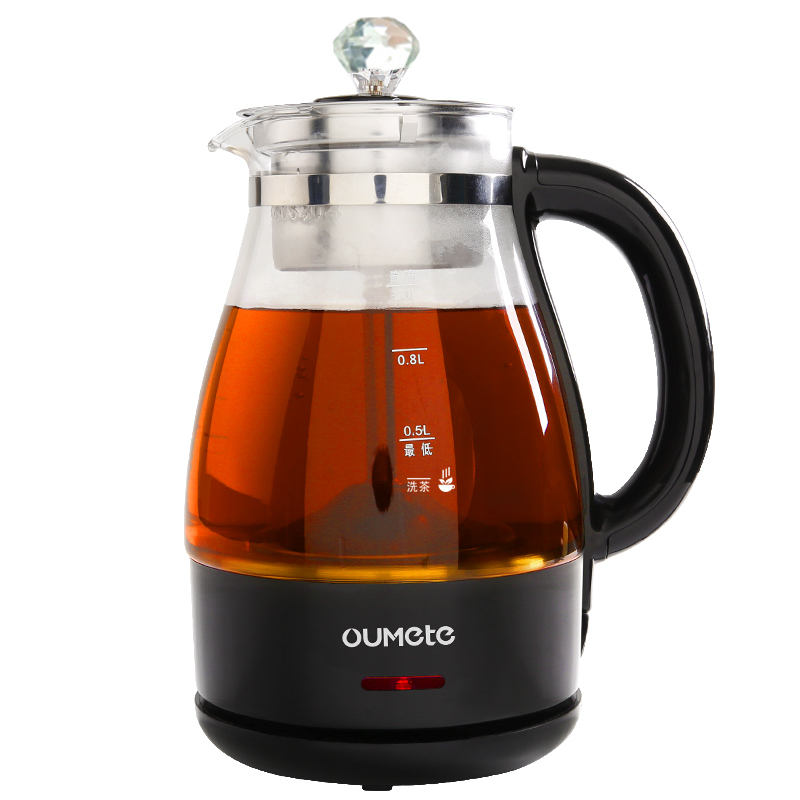 欧美特黑茶煮茶器玻璃家用全自动蒸汽安化专用烧煮茶壶蒸泡养生壶