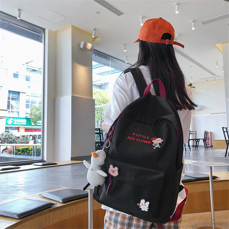 冠军女韩版原宿高中大学生双肩包 欧瀚双肩背包