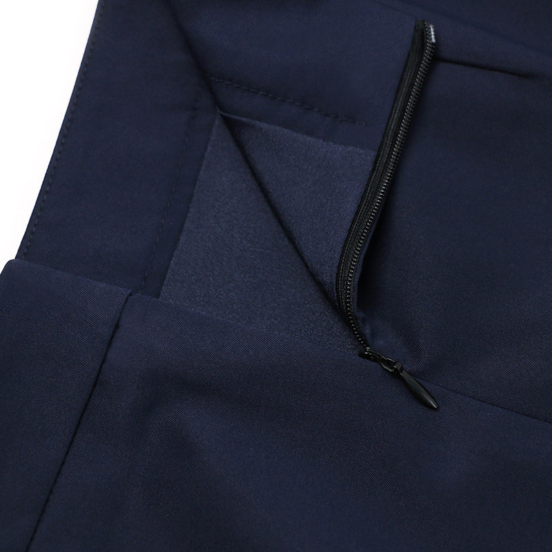 前开叉2023夏季高腰直筒裙半身裙 浅婼半身裙