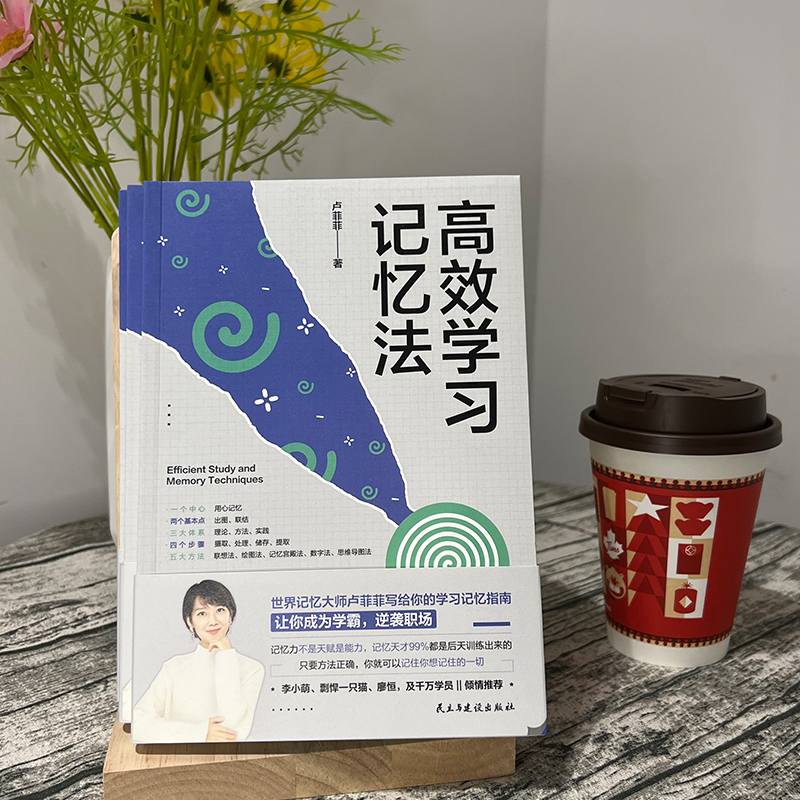 【当当网正版书籍】高效学习记忆法 世界记忆大师卢菲菲写给你的学习记忆指南 让你成为学霸 逆袭职场 李小萌/剽悍一只猫/廖恒推荐 - 图0
