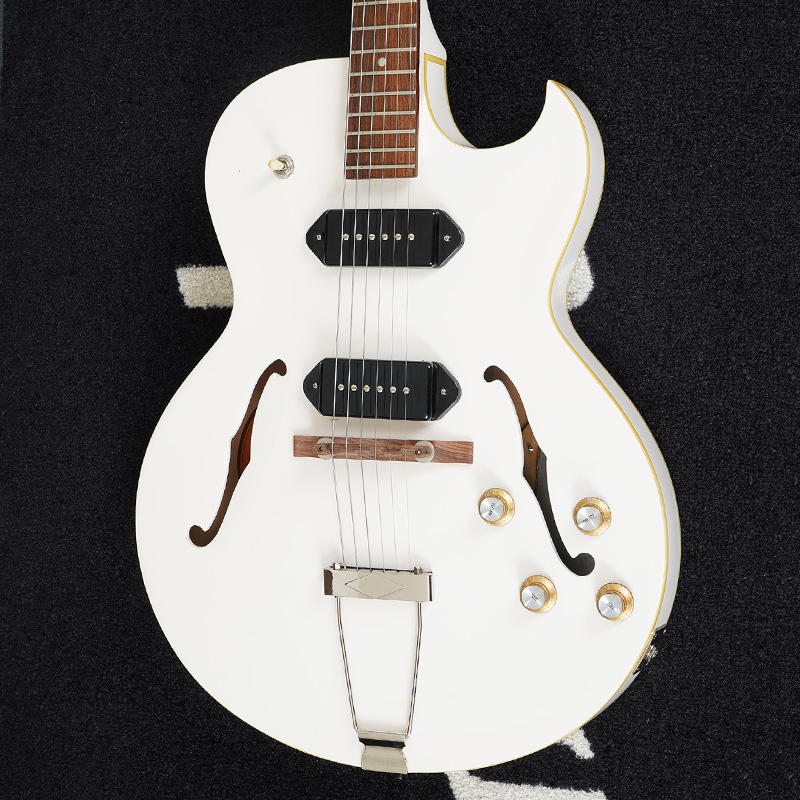 Epiphone ES-125 George Thorogood White Fang签名款爵士电吉他 - 图0