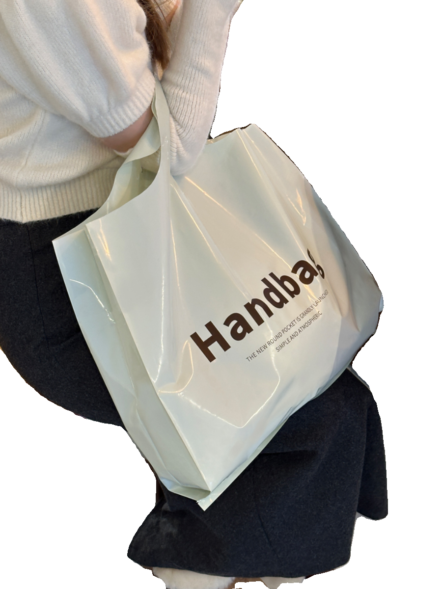 定制logo女装童装购物袋塑料礼品袋内衣化妆品小袋子服装店手提袋