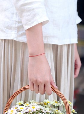 超细手绳纯手工编织甜美简约