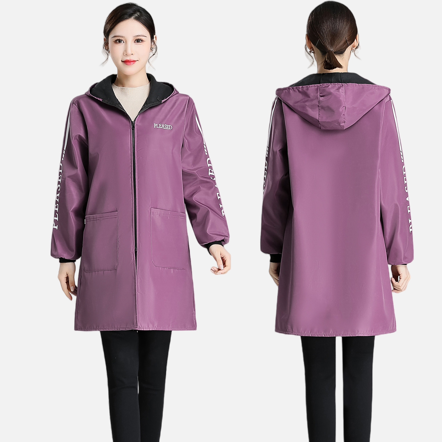 罩衣女冬季加绒家用厨房防污耐脏干活漂亮洋气防水围裙新款工作服,淘宝优惠券,粉丝福利购,淘宝优惠卷