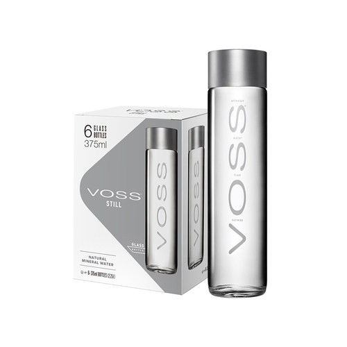 VOSS芙丝挪威进口天然泉水375ml*6瓶高端玻璃瓶饮用水 - 图3