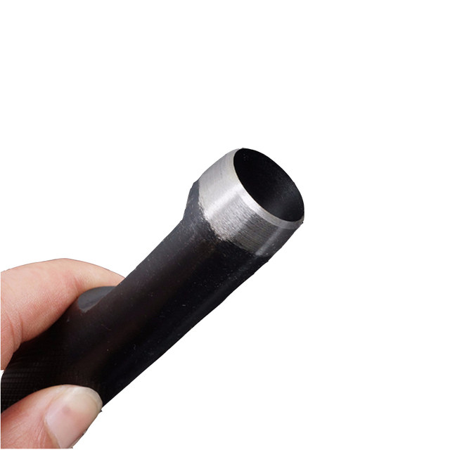 Black belt punch belt punch 1-25mm leather punch circular gun German steel chromium vanadium steel punch