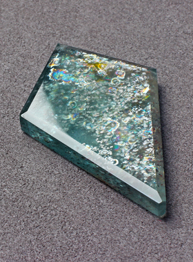 爆闪骨干海蓝无字牌许愿金草莓