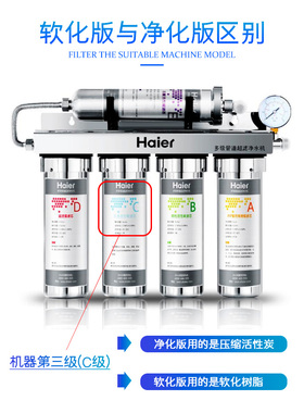 海尔净水器滤芯603-5A软化净化