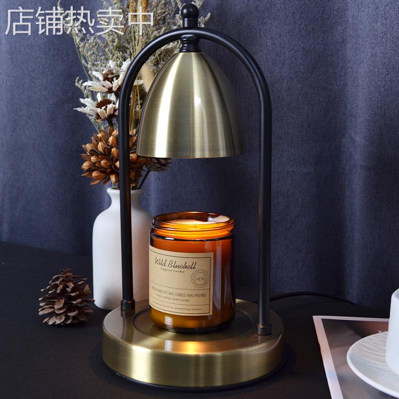 跨境氛围灯香薰融烛灯节日礼品融蜡灯定时香薰灯摆件夜灯台灯 - 图0