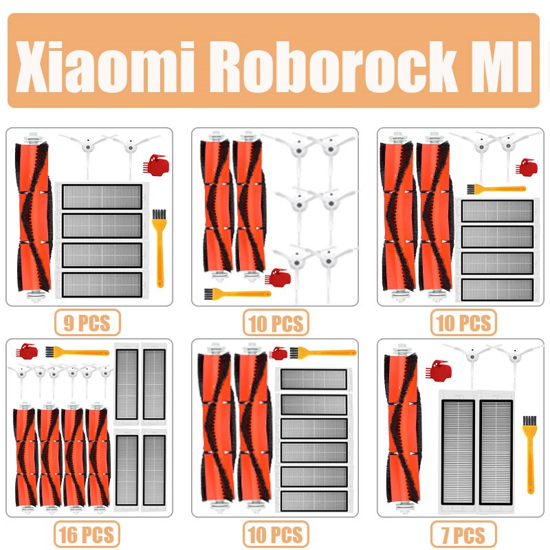 Accessories Kits for xiaomi Roborock S50 S51 E25 S5 E20 C10 - 图1