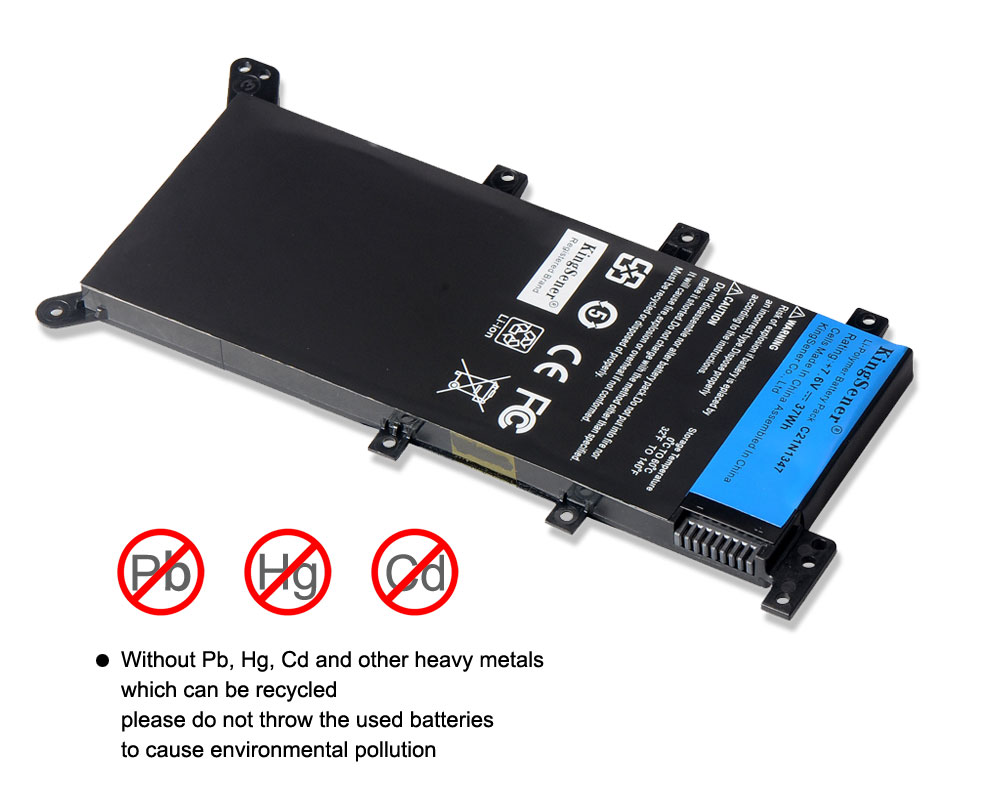 7.5V 37WH C21N1347 New Laptop Battery For ASUS X554L X555 X-图3