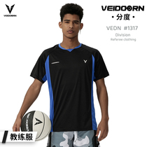 Wits Short Sleeve Indexing Basketball Referees Mens Sport T-Shirt Summer Professional Competition Coach Referee Shirt Outfit V