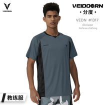 Wits Short Sleeve Indexing Basketball Referees Mens Sport T-Shirt Summer Professional Competition Coach Referee Shirt Outfit V