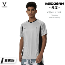 Wits Short Sleeve Indexing Basketball Referees Mens Sport T-Shirt Summer Professional Competition Coach Referee Shirt Outfit V
