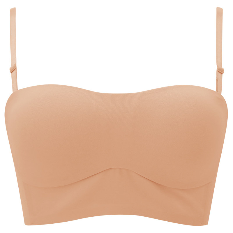 夏季大胸显小胸肩带少女文胸罩裹胸 昔嫚文胸