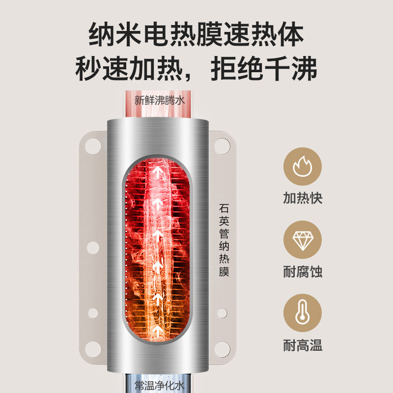 纽米壁挂式三秒速热无胆管线管线机 纽米管线机