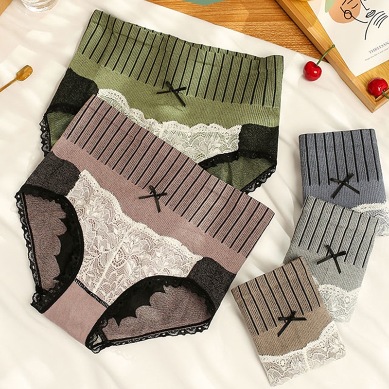 梵诺慕旗舰店高腰收腹内裤女纯棉裆塑形束腰产后塑身强力收小肚子提臀蕾丝神器3