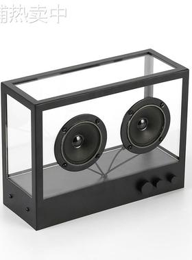 现代轻奢摆件样板间卧室床头柜桌面音响音箱组合搭配软装饰品摆设