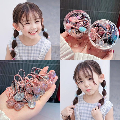 Детская милая безвредная высококачественная резинка для волос, в корейском стиле, не повреждает волосы