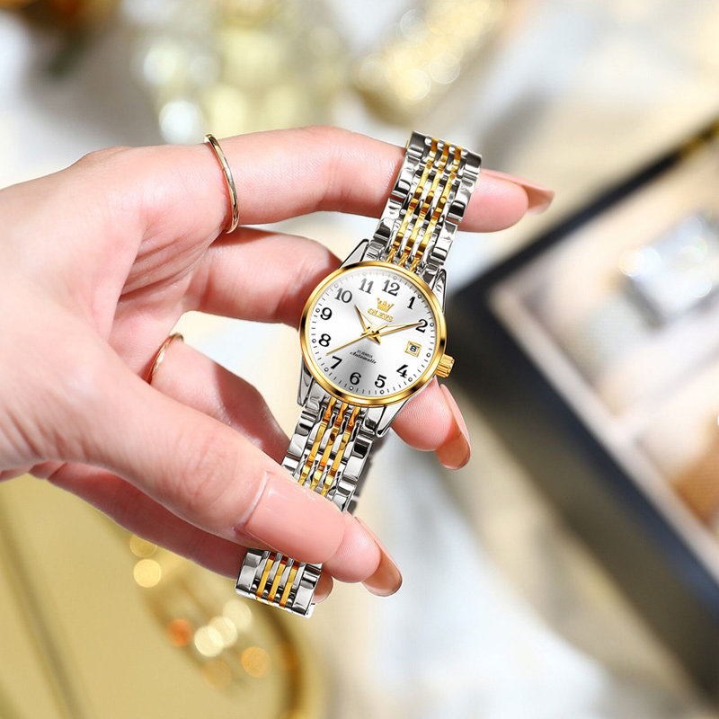 瑞士2022年新款女士防水名牌机械表 金锐手表国产腕表