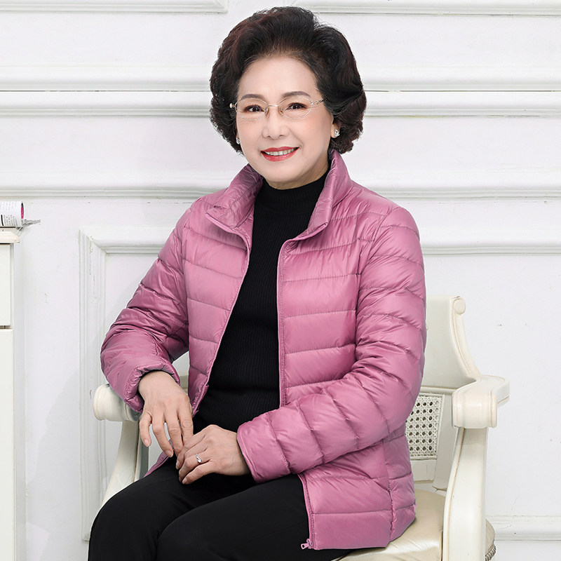 2021新款中老年女士轻薄款羽绒服 欣蕙羽绒服