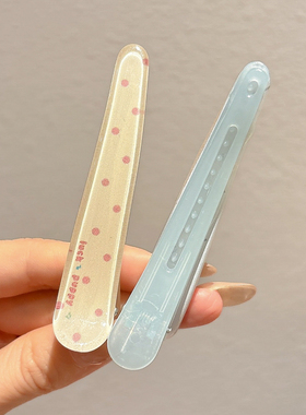 2026新款可爱波点侧边刘海发夹女